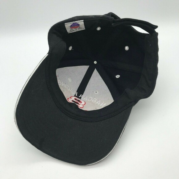 Nascar Racing 8 Dale Earnhardt Jr. Baseball Cap Logo Hook-Loop  Black Unisex Hat - Picture 5 of 6